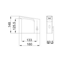 Товар: Смеситель для раковины сенсорный BELZ B524, хром - фото 1 Смеситель для раковины сенсорный BELZ B524, хром — фото 1, Смесители для раковины