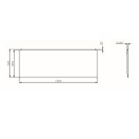 Товар: X-Joy панель фронтальная для ванны 150х70 арт-W94A-150-070W-P - фото 3 X-Joy панель фронтальная для ванны 150х70 арт-W94A-150-070W-P — фото 3, Экраны для ванн