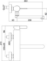 Товар: Смеситель для кухни Paffoni Rock RO161ST - фото 2 Смеситель для кухни Paffoni Rock RO161ST — фото 2, Смесители для кухни