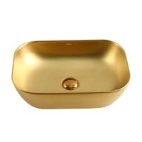 Товар: Раковина накладная ABBER Rechteck золото матовое арт-AC2200MMG - фото 6 Раковина накладная ABBER Rechteck золото матовое арт-AC2200MMG — фото 6, Раковины накладные