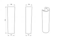 БОРЕАЛЬ/СЕНАТОР/КОНСУЛ Пьедестал, САНТЕК 1WH110591 — фото 2, Комплектующие