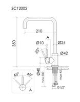 Товар: Смеситель для кухни из нержавеющей стали Sancos Stainless, с поворотным Г изливом, арт арт-SC12002SS - фото 10 Смеситель для кухни из нержавеющей стали Sancos Stainless, с поворотным Г изливом, арт арт-SC12002SS — фото 10, Смесители для кухни