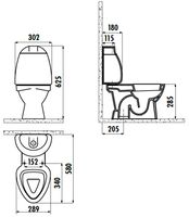 Товар: CREAVIT COCUK БЕЗ ДЕКОРА Унитаз детский CK300.0010+Крышка KC3041.00 S сифон арт-CK300-11CB00E-0000+KC0802.01.0000E - фото 3 CREAVIT COCUK БЕЗ ДЕКОРА Унитаз детский CK300.0010+Крышка KC3041.00 S сифон арт-CK300-11CB00E-0000+KC0802.01.0000E — фото 3, Напольные унитазы
