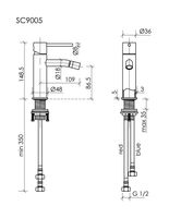 Товар: Смеситель для биде SANCOS Etna, вороненая сталь, арт. SC9005GG - фото 3 Смеситель для биде SANCOS Etna, вороненая сталь, арт. SC9005GG — фото 3, Смесители для биде
