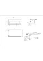 Бумагодержатель арт-61907 B — фото 2, Держатели туалетной бумаги