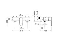 Товар: AQ1260BG ОБЕРОН смеситель для душа, шлиф. золото - фото 2 AQ1260BG ОБЕРОН смеситель для душа, шлиф. золото — фото 2, Смеситель для душа
