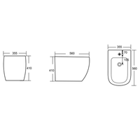 Товар: Биде IBERICA BLANCA BILBAO BIDE глянцевый белый (IB.BLA.B32) - фото 5 Биде IBERICA BLANCA BILBAO BIDE глянцевый белый (IB.BLA.B32) — фото 5, Биде напольные