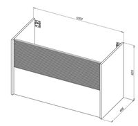Товар: Тумба с раковиной Aquanet Вита 100 цв. белый матовый 00339163 - фото 3 Тумба с раковиной Aquanet Вита 100 цв. белый матовый 00339163 — фото 3, Тумбы с раковиной
