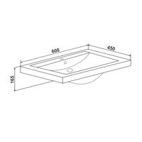 Тумба напольная с умывальником SYDNEY 60 / AQUA DE MARCO 5060WCSYD — фото 11, Тумбы с раковиной