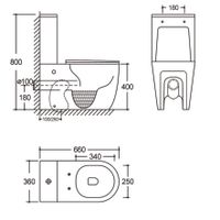 Бачок для унитаза Aquanet Atago/Cetus 3.0 арт-00348003 — фото 8, Комплектующие для туалета