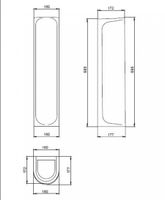 Пьедестал "Вест", "Лотос" 1 сорт SANTERI 136018S0000B0 — фото 5, Пьедесталы для раковины