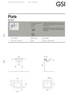 Товар: раковина подвесная/встраиваемая PURA 60x50 белый арт-8836111 - фото 4 раковина подвесная/встраиваемая PURA 60x50 белый арт-8836111 — фото 4, Раковины подвесные