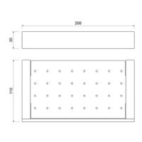 Полка Timo Petruma никель арт-15222/13 — фото 3, Полки для ванной и душа