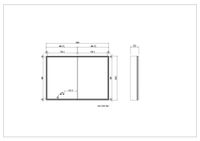 Шкаф зеркало для ванной с подсветкой Aquatek , прямоугольное, сенсорное управление, 1000*700*133 арт-AQ7103B-MLC — фото 8, Зеркальные шкафы в ванную
