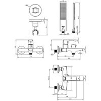 Товар: Ursus Смеситель для ванны, монолитный излив 187мм, р/ОД, черный, LM, арт-LM7214BL - фото 2 Ursus Смеситель для ванны, монолитный излив 187мм, р/ОД, черный, LM, арт-LM7214BL — фото 2, Смеситель для ванны