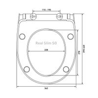 Сиденье BERGES Real slim SO арт-010303 — фото 8, Сиденья для унитаза
