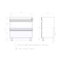 Тумба под раковину VIGO Holly 80 напольная белый арт-041 — фото 9, Тумбы под раковину