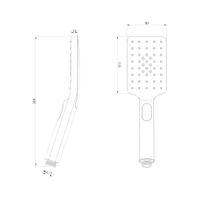 Товар: Лейка душевая 3-функциональная 80х260 мм, хром, LM, LM8123C - фото 2 Лейка душевая 3-функциональная 80х260 мм, хром, LM, LM8123C — фото 2, Лейки для душа