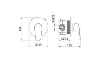 Товар: AQ1166BGM БЕТТА смеситель для душа (внешняя и скрытая часть), оружейная сталь - фото 3 AQ1166BGM БЕТТА смеситель для душа (внешняя и скрытая часть), оружейная сталь — фото 3, Смеситель для душа