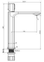 CREAVIT Cмеситель для кухни ALFA арт-AL6500 — фото 2, Смесители для кухни