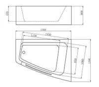 Акриловая ванна Gemy арт-G9056 B R — фото 6, Акриловые ванны