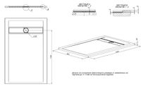 Душевой поддон Allen Brau Infinity 140x90 8.21005-CGM олива — фото 2, Душевые поддоны