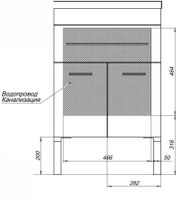 Товар: Тумба с раковиной Aquanet Верона 60 белый (напольная 1 ящик 2 дверцы) 00287667 - фото 4 Тумба с раковиной Aquanet Верона 60 белый (напольная 1 ящик 2 дверцы) 00287667 — фото 4, Тумбы с раковиной