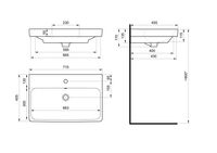 Раковина SANTEK Адриана 70 мебельная белый арт-WH501628 — фото 12, Раковины подвесные