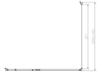 Душевой уголок Slim-N VSR-4SNP9012CL, 1200*900, хром, стекло прозрачное — фото 5, Прямоугольные душевые уголки