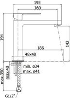 Смеситель для раковины Paffoni Elle EL074CR — фото 2, Смесители для раковины