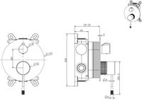 Товар: Смеситель для душа Allen Brau Priority 4.0 5.31C11-MG (с внутренней частью, 2 выхода) графит браш - фото 2 Смеситель для душа Allen Brau Priority 4.0 5.31C11-MG (с внутренней частью, 2 выхода) графит браш — фото 2, Смеситель для душа