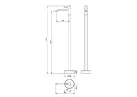 Товар: AQ1309BG ЕВРОПА смеситель для раковины напольный, шлиф. золото - фото 3 AQ1309BG ЕВРОПА смеситель для раковины напольный, шлиф. золото — фото 3, Смесители напольные