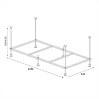 Товар: Каркас-комплект 150*70 арт-051024 - фото 5 Каркас-комплект 150*70 арт-051024 — фото 5, Комплектующие