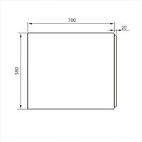 Экран BERGES торцевой 70 арт-051005 — фото 7, Экраны для ванн