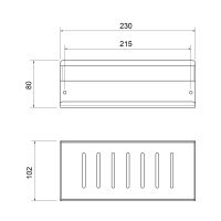 Товар: Полка Timo Luiro 18579/00 хром - фото 2 Полка Timo Luiro 18579/00 хром — фото 2, Полки для ванной и душа