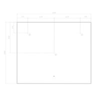 Зеркало с подсветкой VIGO Quadro Comfort 1200 147 — фото 8, Зеркала в ванную комнату