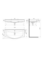 Товар: Раковина SANTEK Беверли 100 мебельная белый арт-WH302502 - фото 9 Раковина SANTEK Беверли 100 мебельная белый арт-WH302502 — фото 9, Раковины подвесные