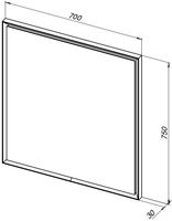 Товар: Зеркало Allen Brau Activity 70 1.340026.CGM олива матовый - фото 5 Зеркало Allen Brau Activity 70 1.340026.CGM олива матовый — фото 5, Зеркала в ванную комнату