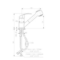 MS010.5 MISSISSIPPI - смеситель кухонный — фото 2, Смесители для кухни