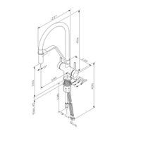 Товар: F8F07812 Func, смеситель для кухни с каналом для питьевой воды и гибким изливом, сатин,черн. излив - фото 9 F8F07812 Func, смеситель для кухни с каналом для питьевой воды и гибким изливом, сатин,черн. излив — фото 9, Смесители для кухни