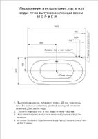 Акриловая ванна Aquatek Морфей 190x90 радиусная, универсальная, с каркасом, без гидромассажа арт-MOR190-0000006 — фото 8, Акриловые ванны