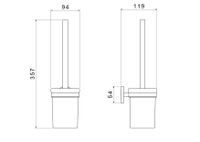 Товар: AQ4110BG ЕВРОПА ершик, шлиф. золото - фото 5 AQ4110BG ЕВРОПА ершик, шлиф. золото — фото 5, Ершики для унитаза