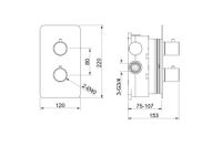 Товар: AQ1391BGM ЕВРОПА термостатический смеситель для душа (внешняя и скрытая часть), оружейная сталь - фото 3 AQ1391BGM ЕВРОПА термостатический смеситель для душа (внешняя и скрытая часть), оружейная сталь — фото 3, Смеситель для душа