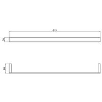 Полотенцедержатель Timo Petruma черное золото арт-15253/18 — фото 4, Полотенцедержатели