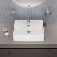 Умывальник накладной/подвесной, белый глянцевый, Bild, IDDIS, арт-BILWS50i27 — фото 2, Раковины накладные