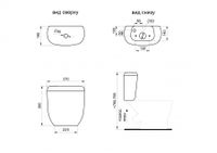 Унитаз-компакт Виктория косой выпуск, с бачком Виктория н/п., кнопочной арматурой и сиденьем SANTE 1P3016S0000BF — фото 8, Напольные унитазы