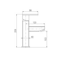 Смеситель для умывальника Royal, арт-Royal1029.5Z — фото 2, Смесители для раковины