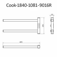 Товар: Полотенцесушитель электрический COOK ПРОФИЛЬНЫЙ 190х110 правый, скр.монтаж, СНШ, белый матовый(RAL 9016), (Ferrum), Маргроид арт-Cook-1840-1081-9016R - фото 5 Полотенцесушитель электрический COOK ПРОФИЛЬНЫЙ 190х110 правый, скр.монтаж, СНШ, белый матовый(RAL 9016), (Ferrum), Маргроид арт-Cook-1840-1081-9016R — фото 5, Электрические полотенцесушители