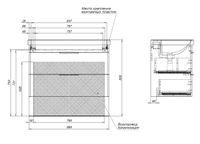 Тумба с раковиной Aquanet Ирис new 90 подвесная 2 ящ. цв. белый глянец 00342092 — фото 4, Тумбы с раковиной