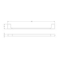 Полотенцедержатель BELZ , хром арт-B90601 — фото 2, Полотенцедержатели